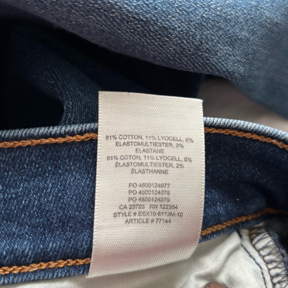 Denim Forum The Nico Mid Rise Skinny Crop Size 27 - Picture 6 of 6